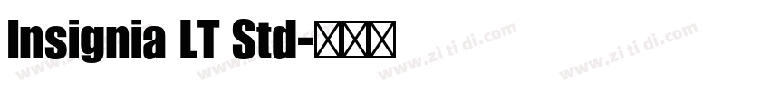 Insignia LT Std字体转换